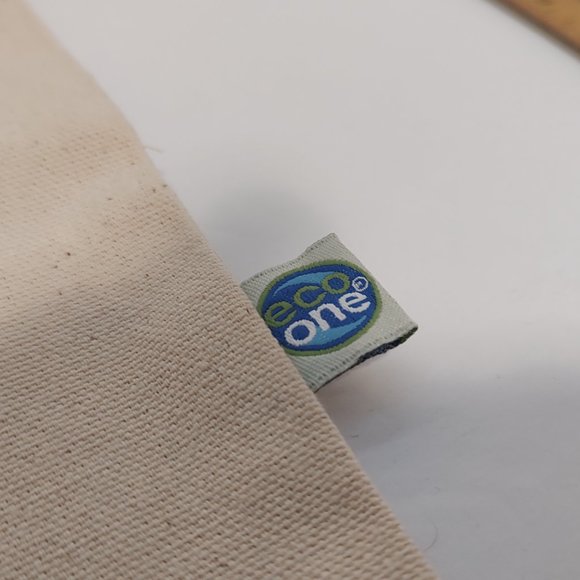 Cheap Trick Shopping Tote Bag Beige w Red Black & White Print NEW from VIP Pkg - Picture 4 of 5